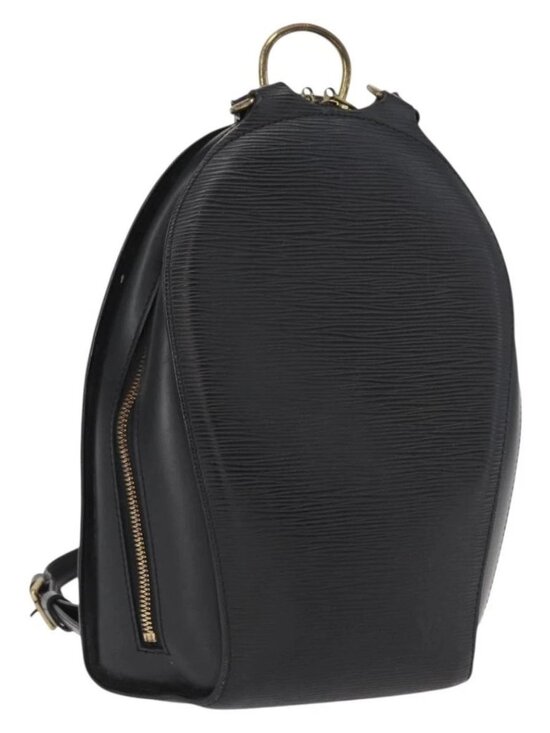 LOUIS VUITTON Epi Mabillon Backpack Black M52232 LV Auth 159708 main image 4